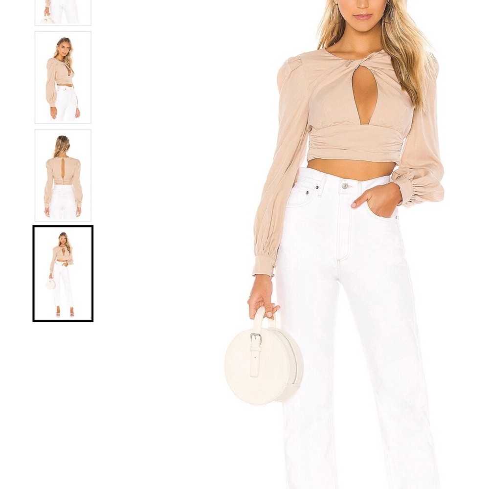 Majorelle Front Cut-Out Top